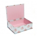 Blue Floral Boxes Set of 3